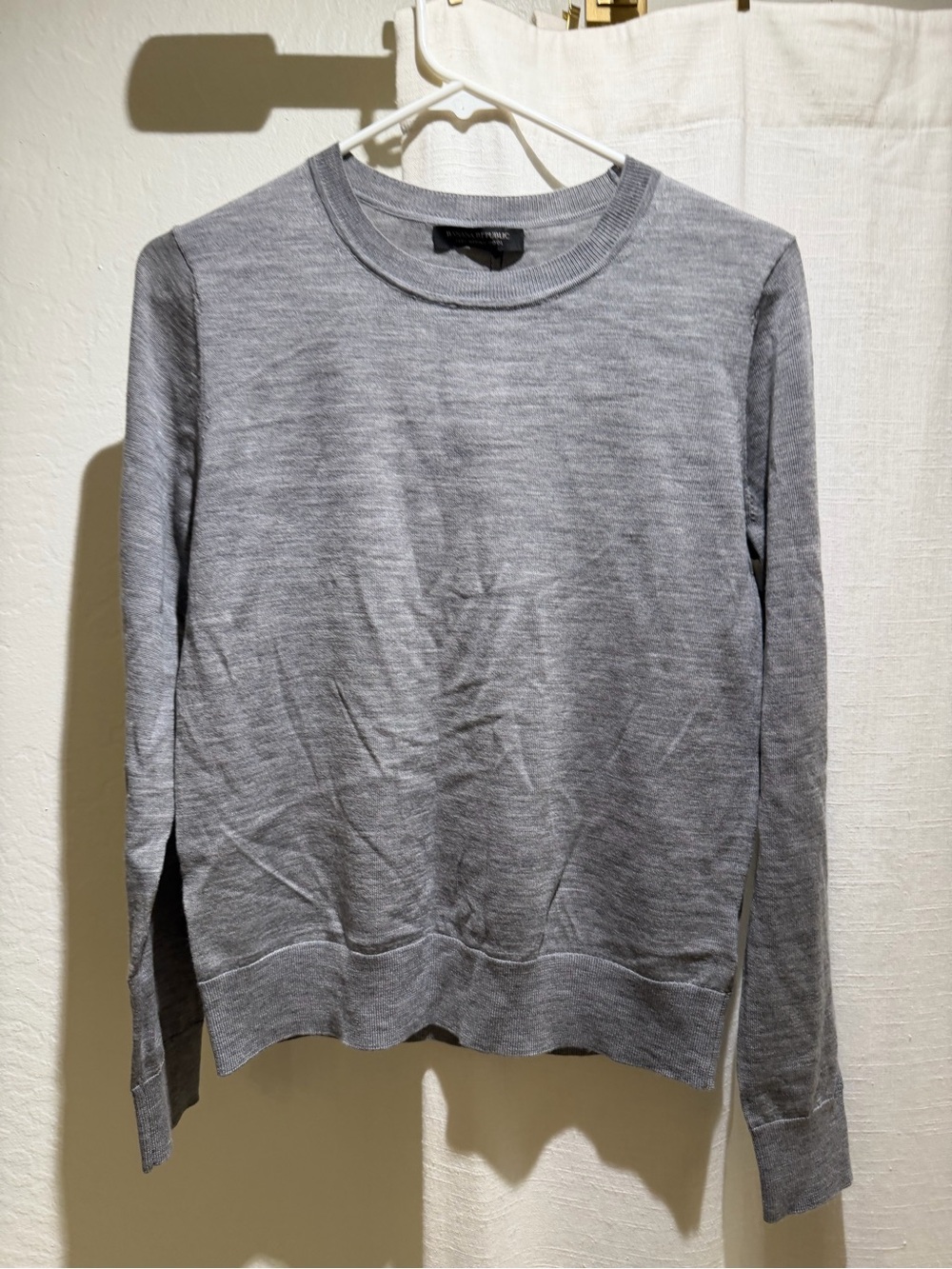 Banana Republic Merino Wool Sweater (Grey) (Women’s Small)